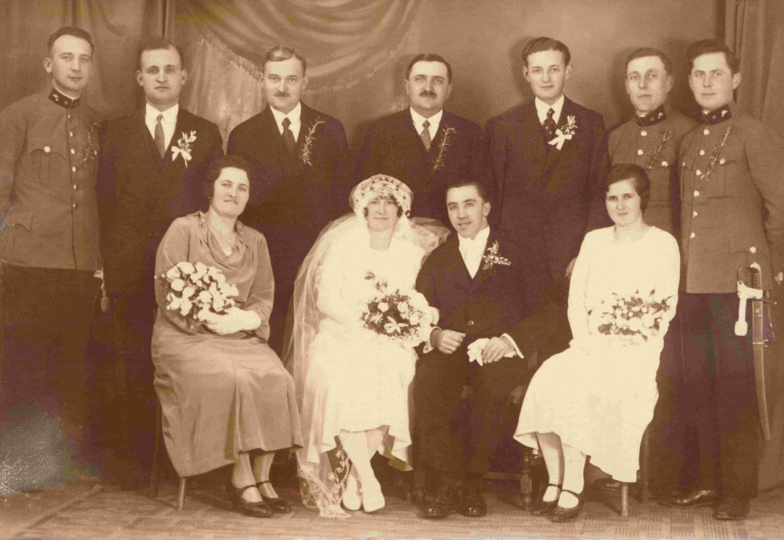 Hochzeit Josef Lorenz Berger (*1901) und Maria Erdely (*1908)