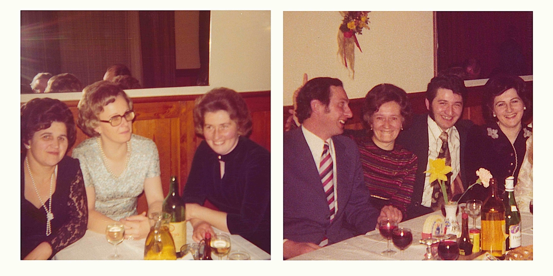 Gesellige Runden bei einem Ball im Gasthaus Neubauer - Hahold/Saurer/Muth/Racz/Schmalzl