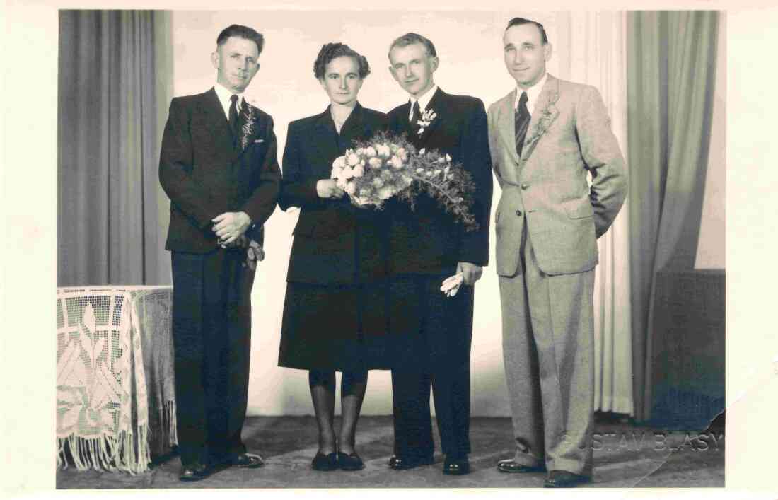 Hochzeit Isabella Baliko (*1926/+2016) und Alexander Imre (*1922/+1997) - Szabo/Pal