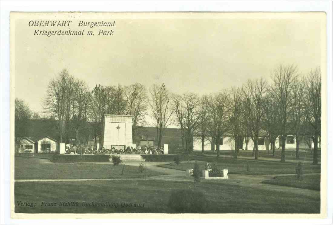 Kriegerdenkmal im Stadtpark