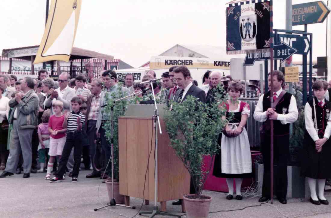 Inform 1984: Bgm. Michael Racz bei der Festansprache