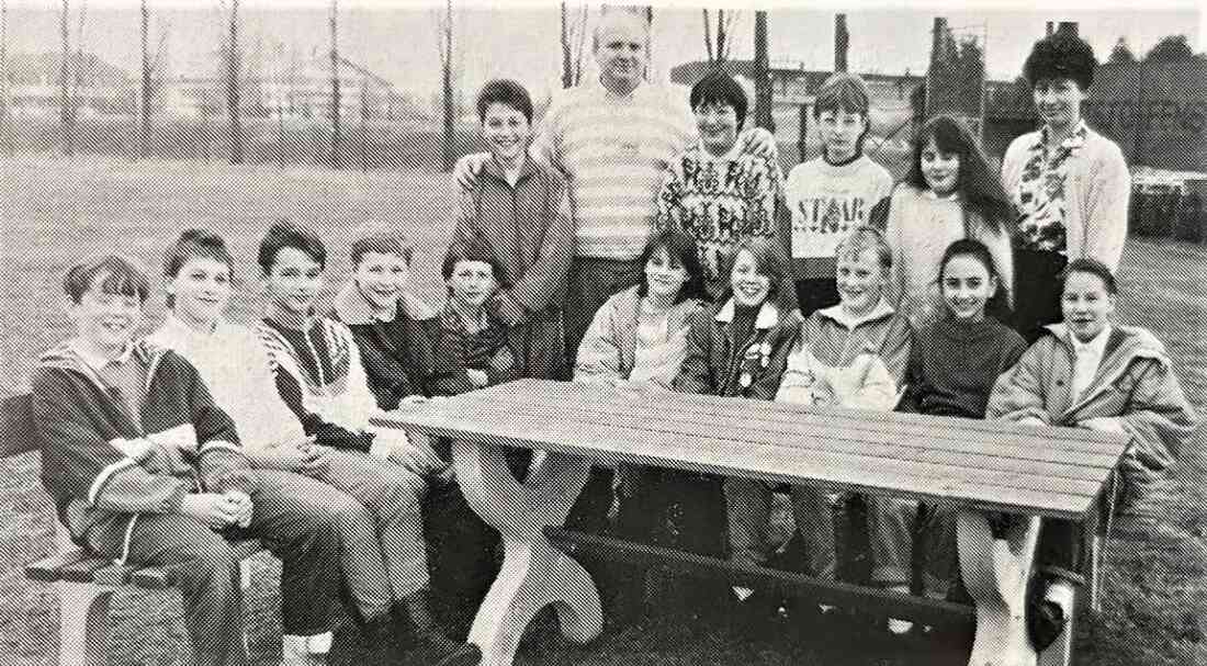 EMS / Hauptschule Oberwart: 2.d Klasse im Schuljahr 1989/90 - (Wertner/Lehner)