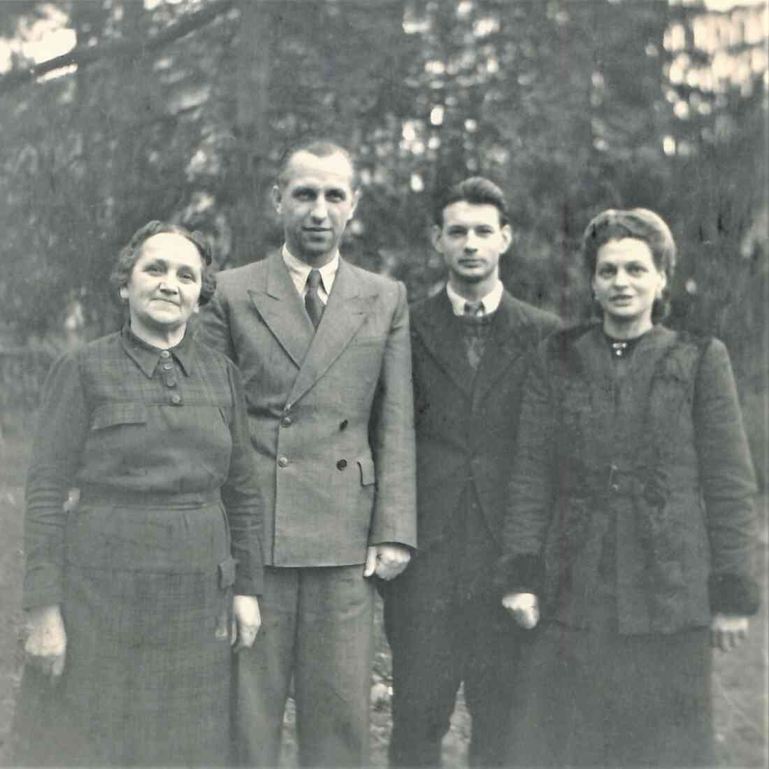 Familie Egon Georg (*1910/+1995) und Paula (geb. Pertl, *1911/++1954) Braun