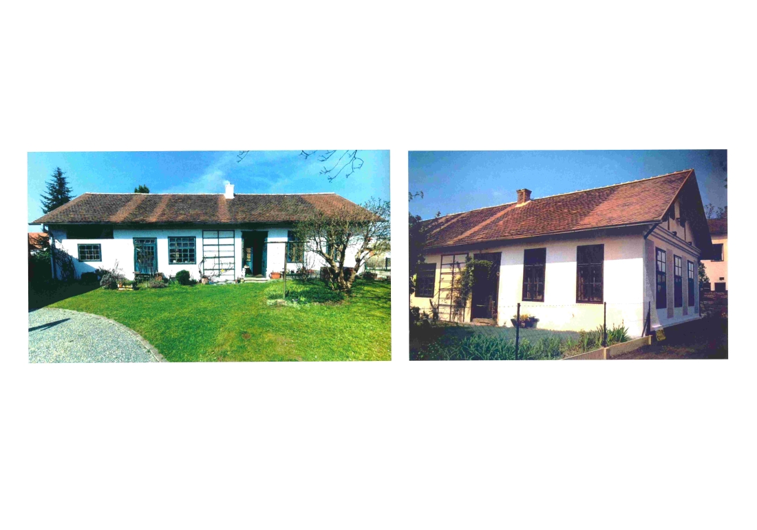 Tischlerei Pfeiler - OW 209 / Johann Straußgasse 10: das Gebäude der Handtischlerei an der nördlichen Grundstücksgrenze