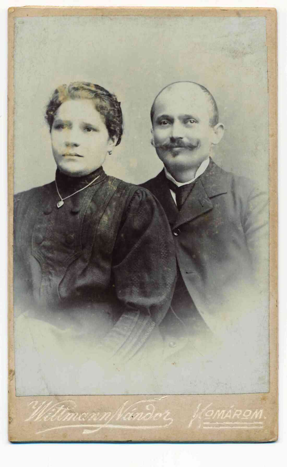 Ehepaar Ludwig Benkö (*13.06.1849) und Josefa Benkö (geb. Dioszeghi, *25.05.1859)