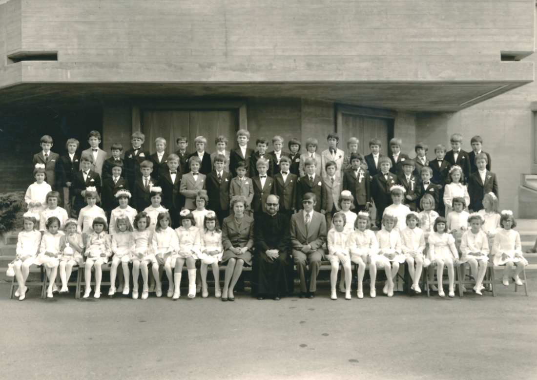 Röm. kath. Pfarre: Erstkommunion 1974 - Iby/Lorenz/Ulrich