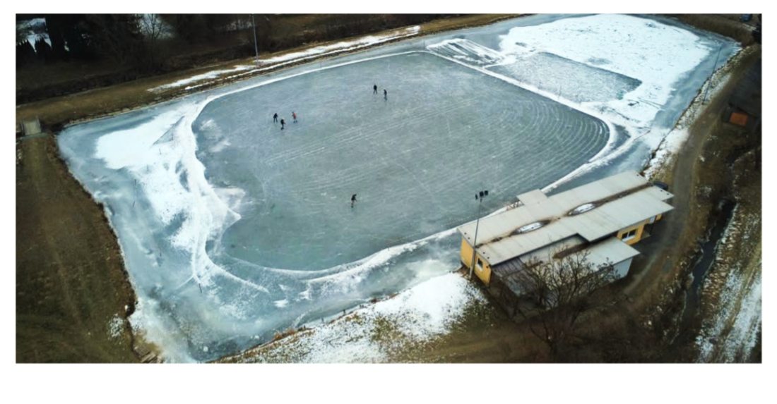 Eislaufvergnügen am Stieberteich