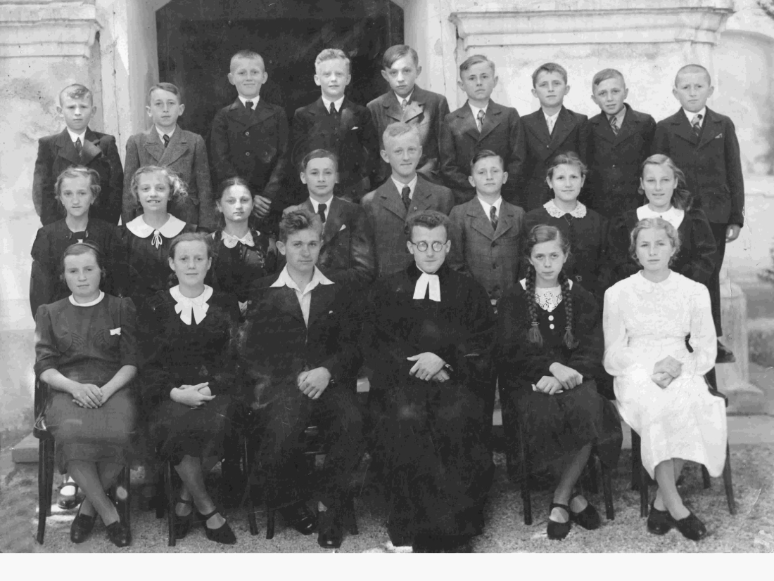 Evang. Pfarre AB: Konfirmation durch Pfr. Franz Böhm - Geschrey