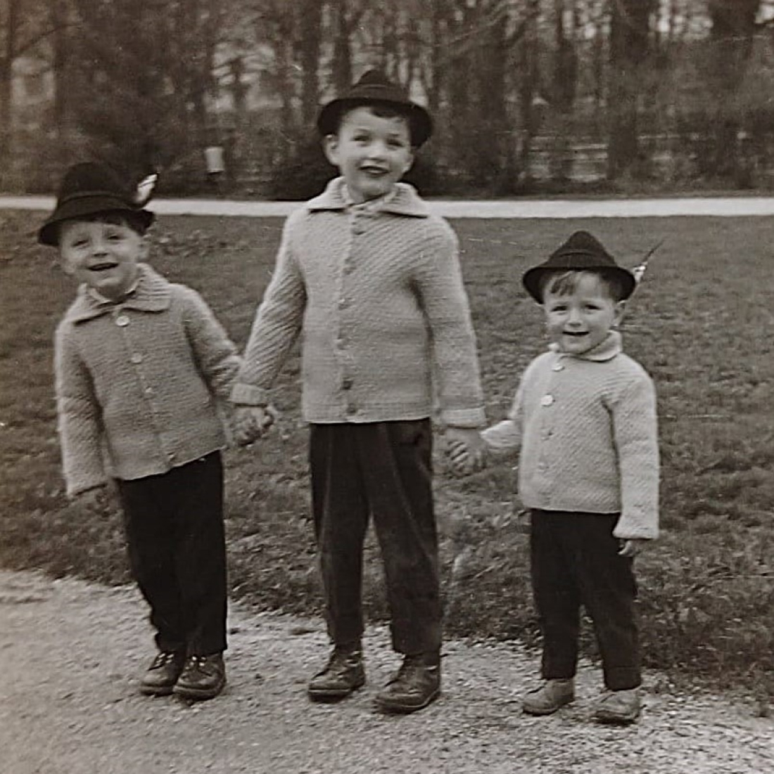 Drei Freunde im Park - Chlupac/Frühmann