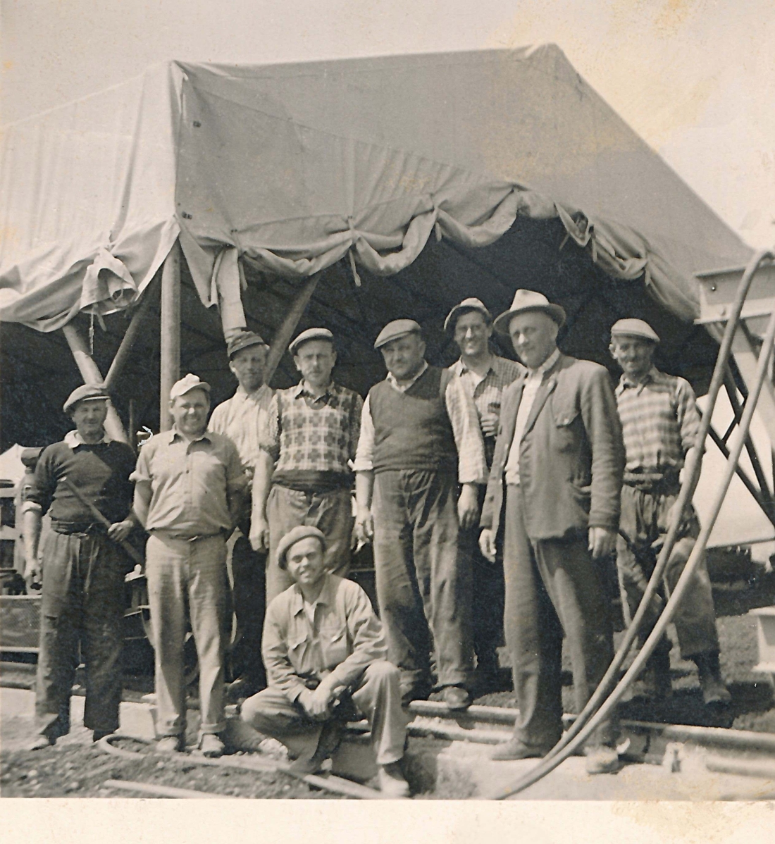 Oberwarter Gruppe im Straßenbau - Csencsics/Gyaki/Muth/Radavits/Wagner/Fülöp/Osvald