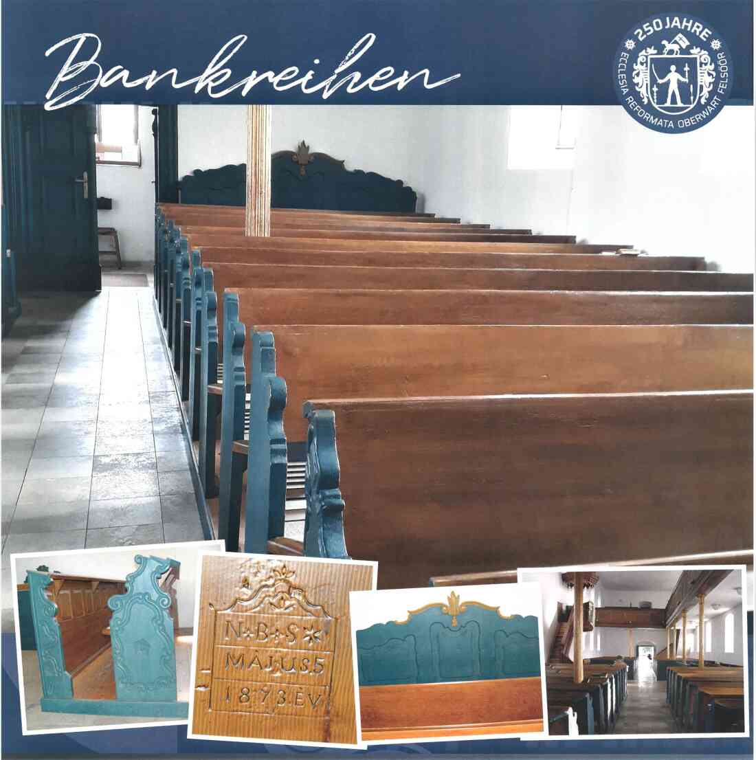 Reformierte Pfarrgemeinde: die Kirchenbänke