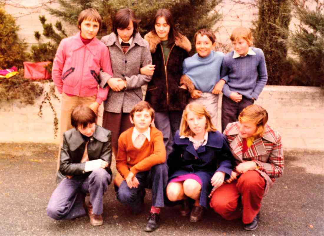 Röm. kath. Pfarre: Firmgruppe von Schwester Lioba 1976 - Kogler/Arth/Pustai/Grof/Krutzler/Reiter/Zarka/Szarvas