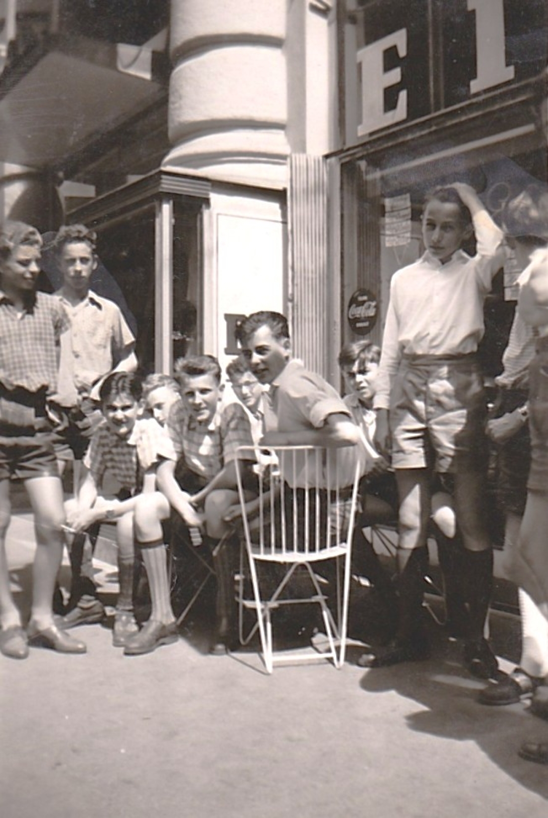 Fülöp Josef mit Freunden - Oberwarter Jugend der 1950er Jahre