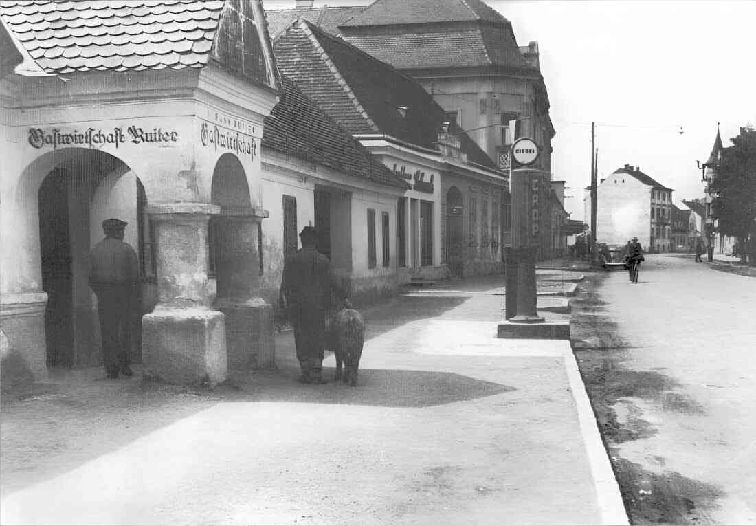 Gastwirtschaft Johann Ruiter (OW 152 / Wienerstraße 1) - vorher Ferdinand Luif