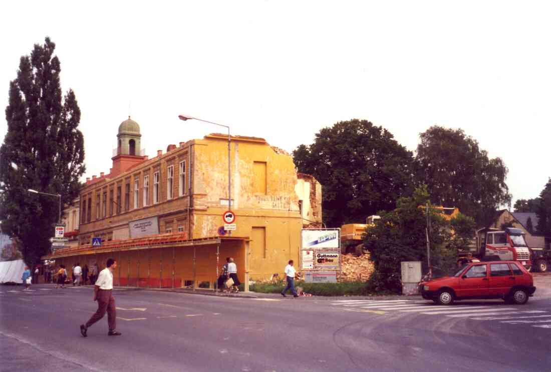 Paganyhaus (Hauptplatz 11): Abbruch im Sommer 1996