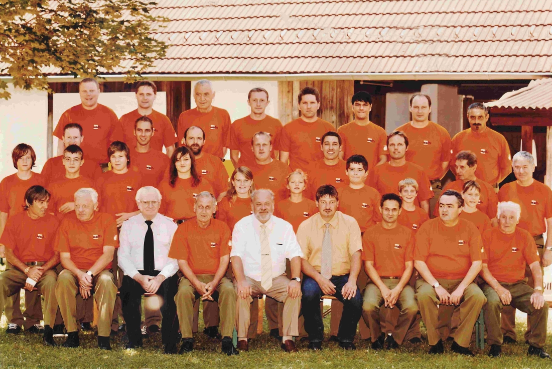 Freiwillige Feuerwehr St. Martin: Mannschaft 2008 (Bernhard/Pongracz/Eiter/Guger)