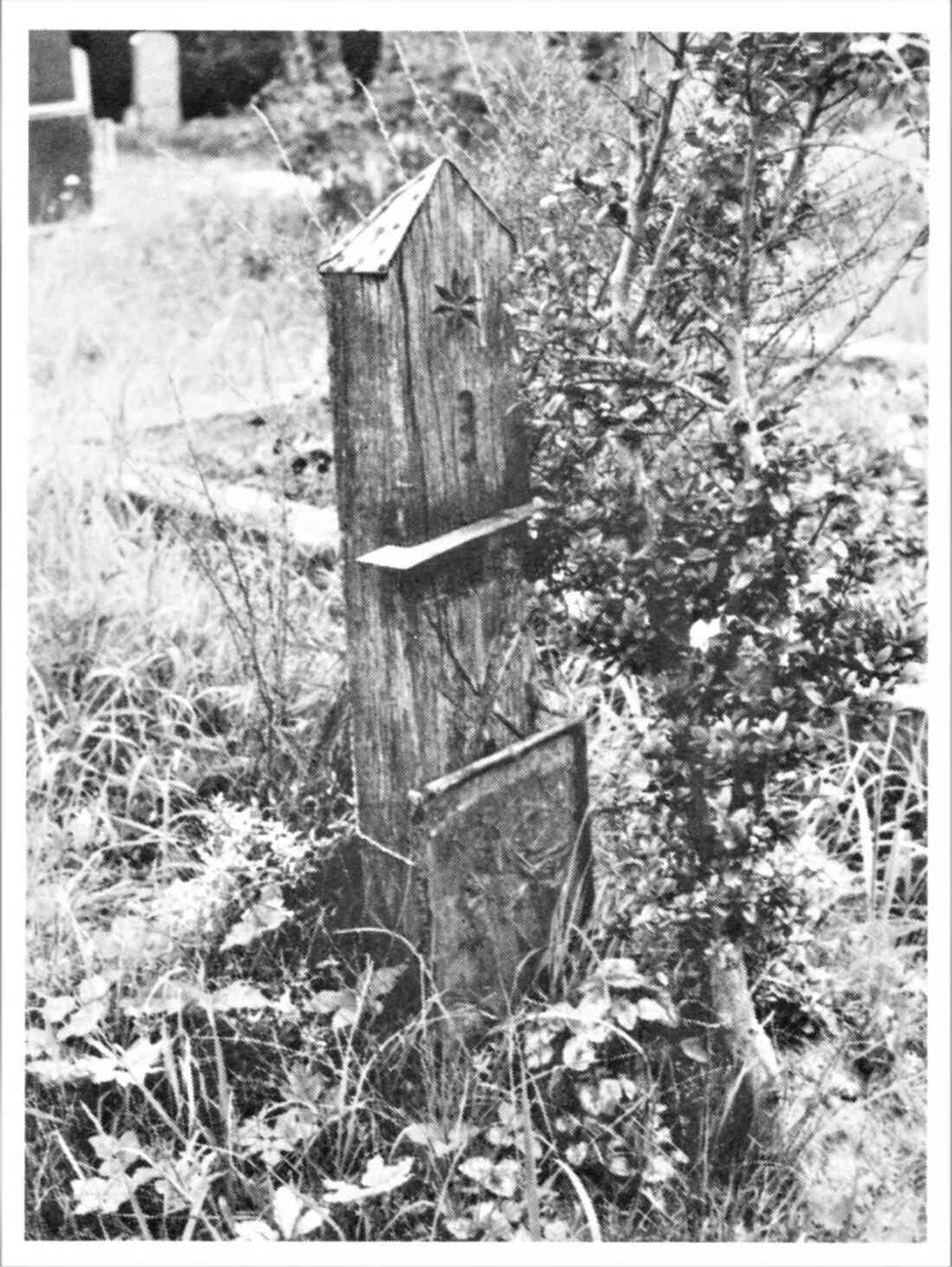 Reformierter Friedhof: Grabholz