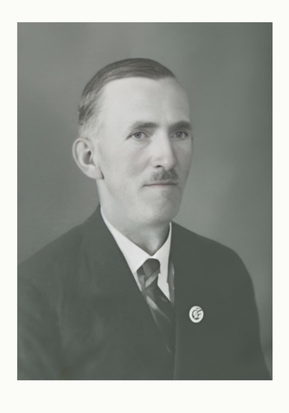 Portrait: Gärtnermeister Thomas Wenzel Hanusch (*1889/+1963)