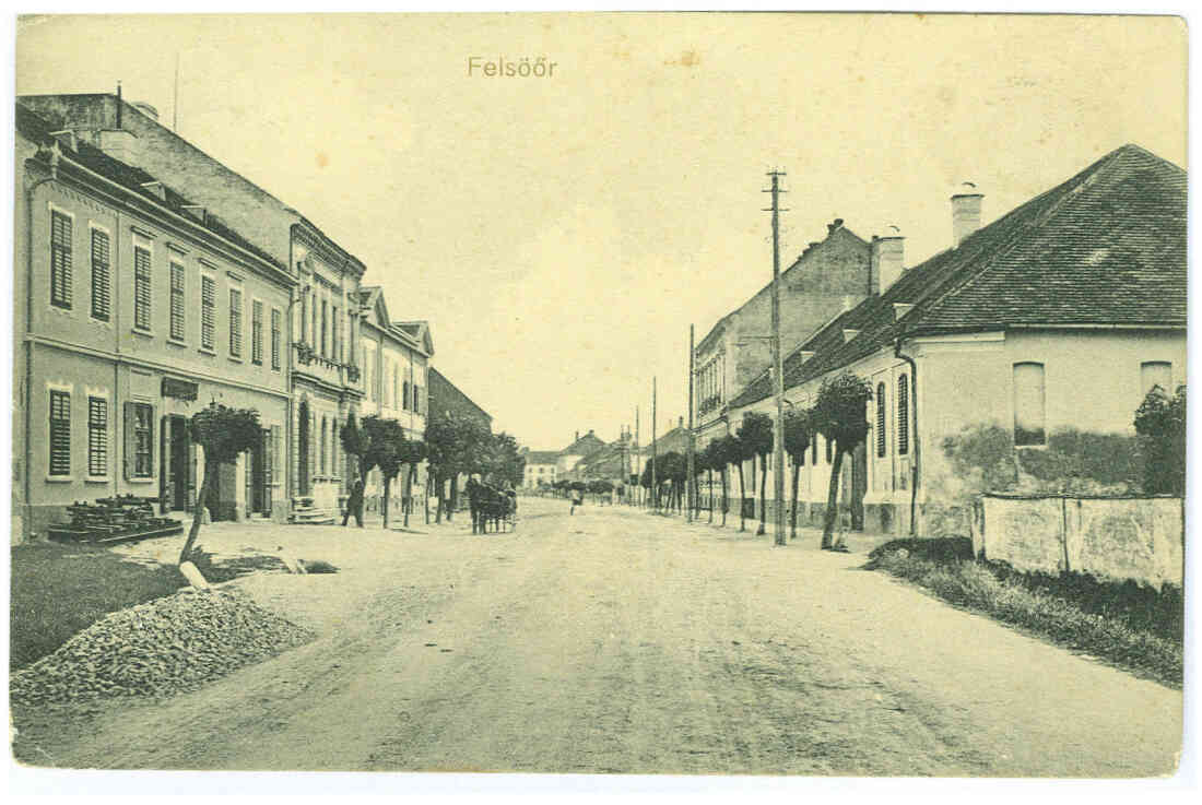 Ansichtskarte: "Felsöör" - Wienerstraße in Richtung SO