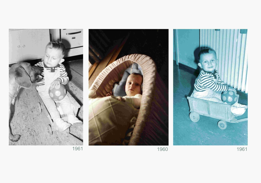 Hannes Langer als Baby und Kleinkind (*1960)