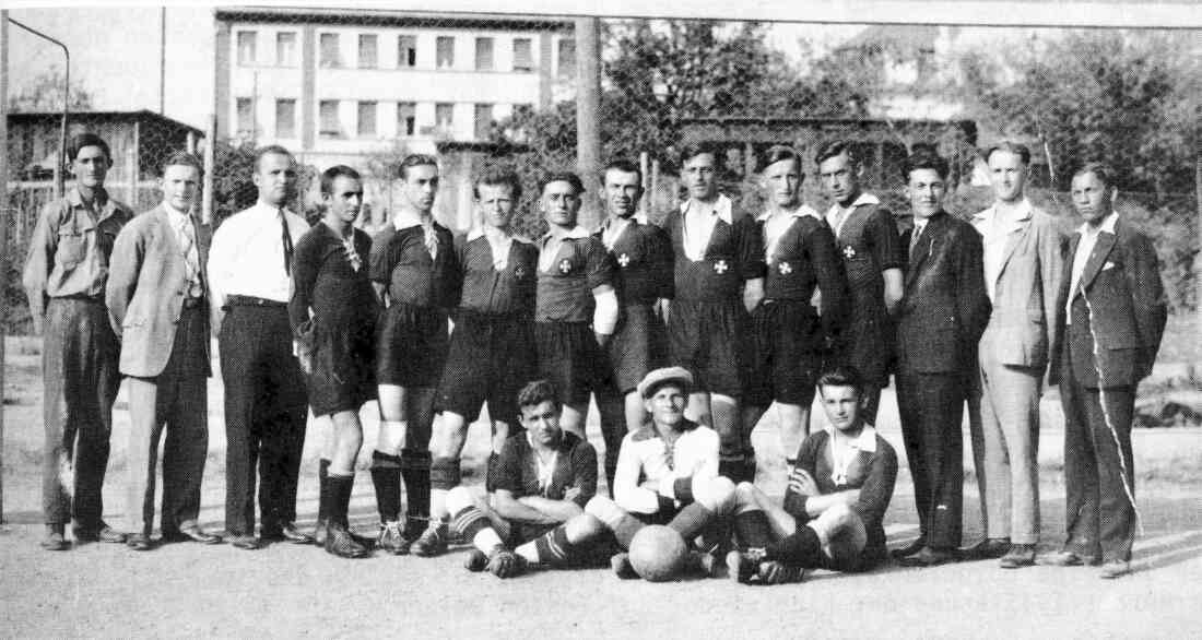 Fußball: Die Mannschaft des SC Oberwart als Reichssportverein