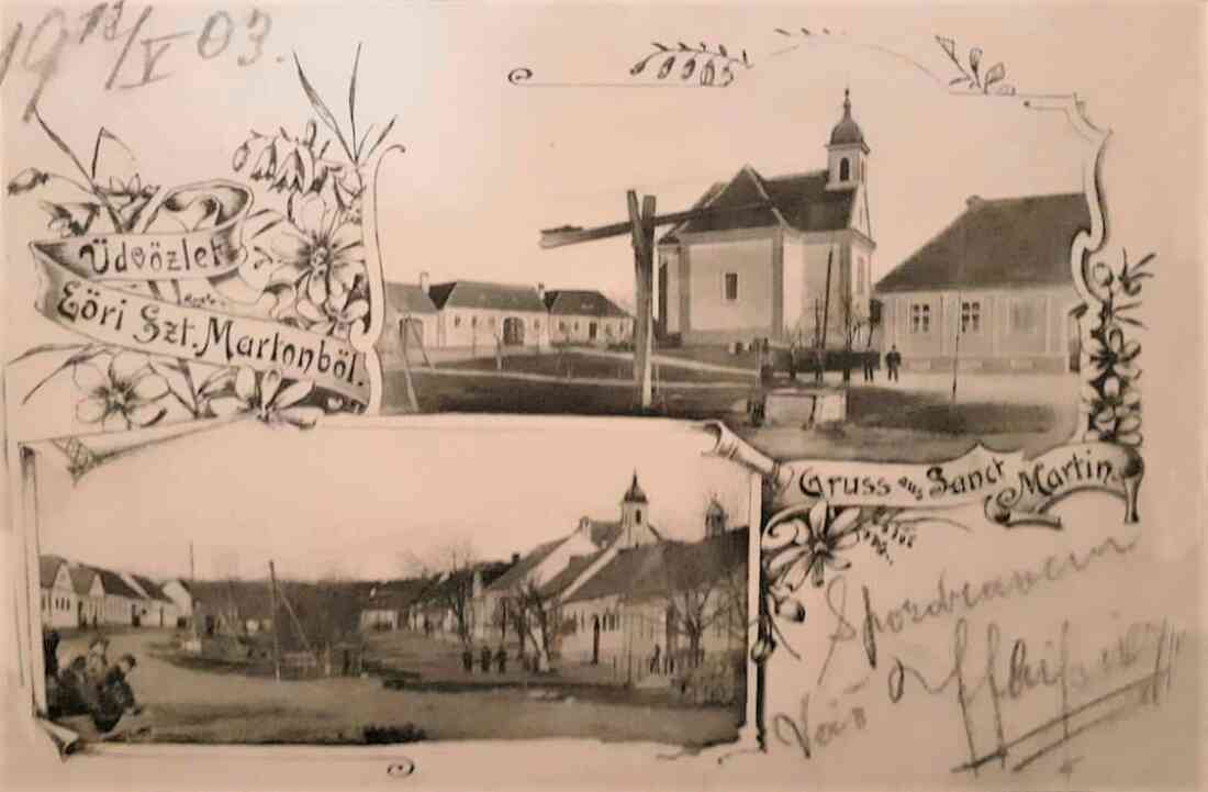Ansichtskarte: Gruss aus St. Martin