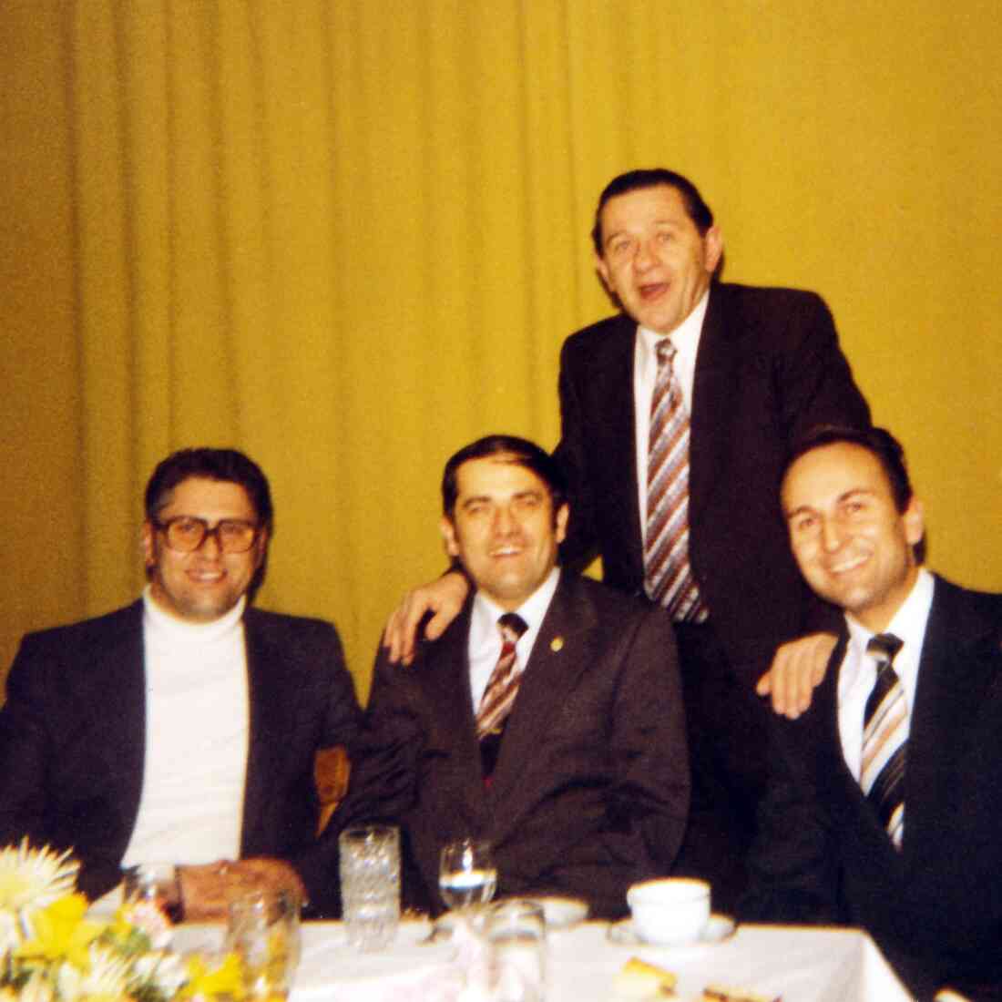 Geselliges Beisammensein von Lehrern der Berufsschule (Ritter/Ringhofer/Halper/Geschrey)