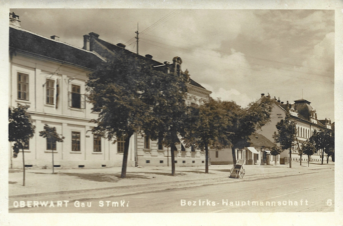 Ansichtskarte: Oberwart - Gau Steiermark / Bezirkshauptmannschaft
