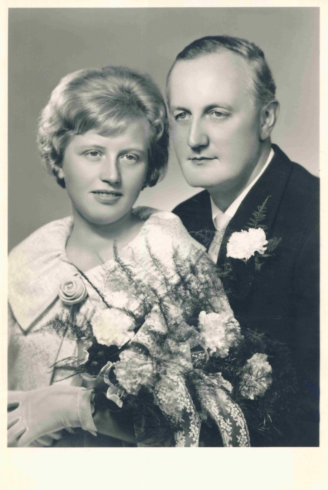 Das Hochzeitspaar Herta Schober (*1936/+2007) und Dr. Alfred Pahr (*1924/+2005)