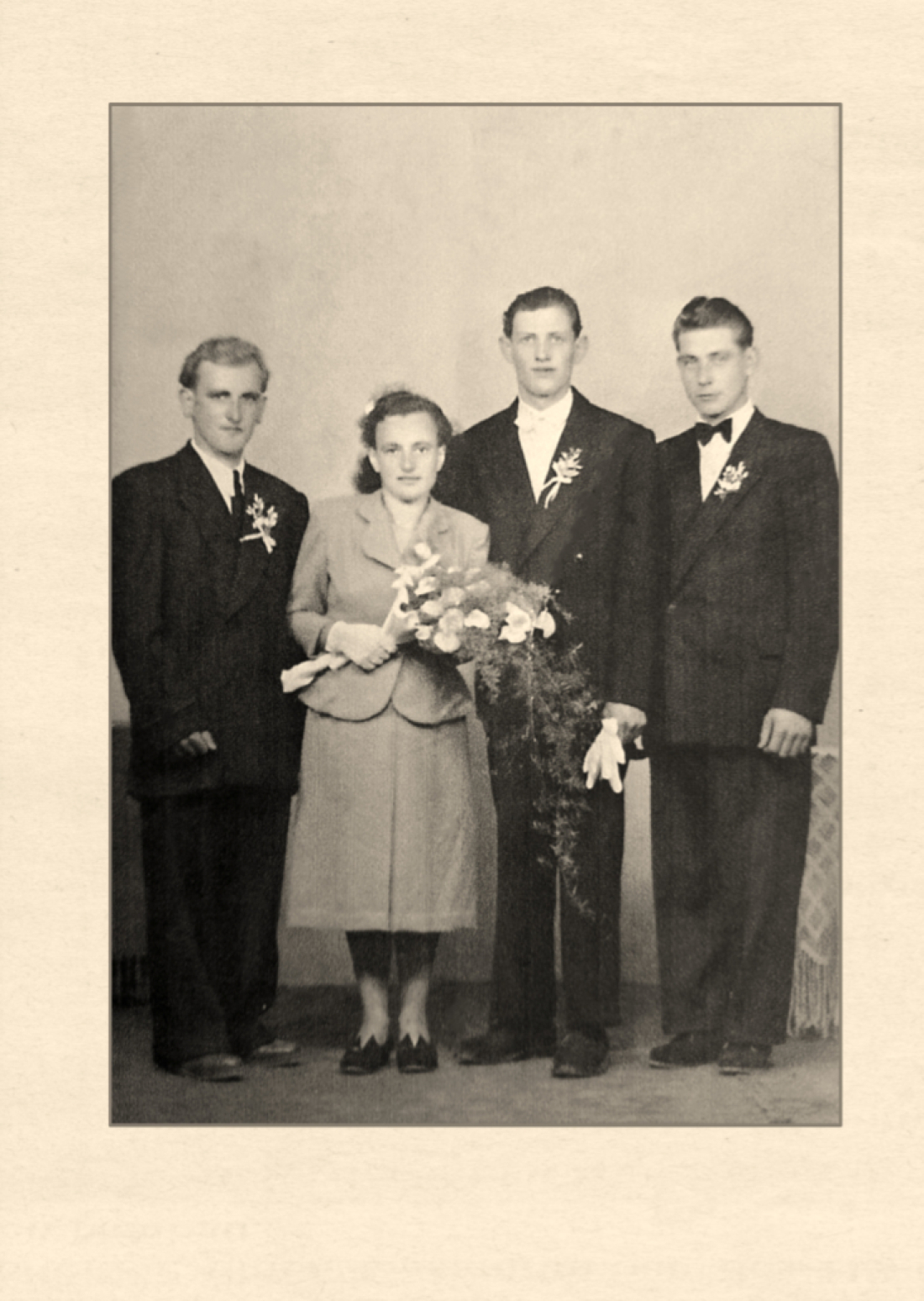 Hochzeit Michael Schrammel (*1935/+1982) und Ida Imre jun. (*1930/+1975)