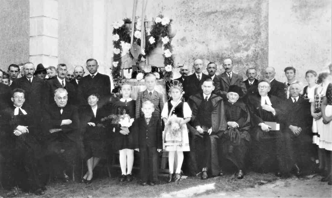 Reformierte Pfarrgemeinde: Glockenweihe nach dem Krieg am 16. Oktober 1949
