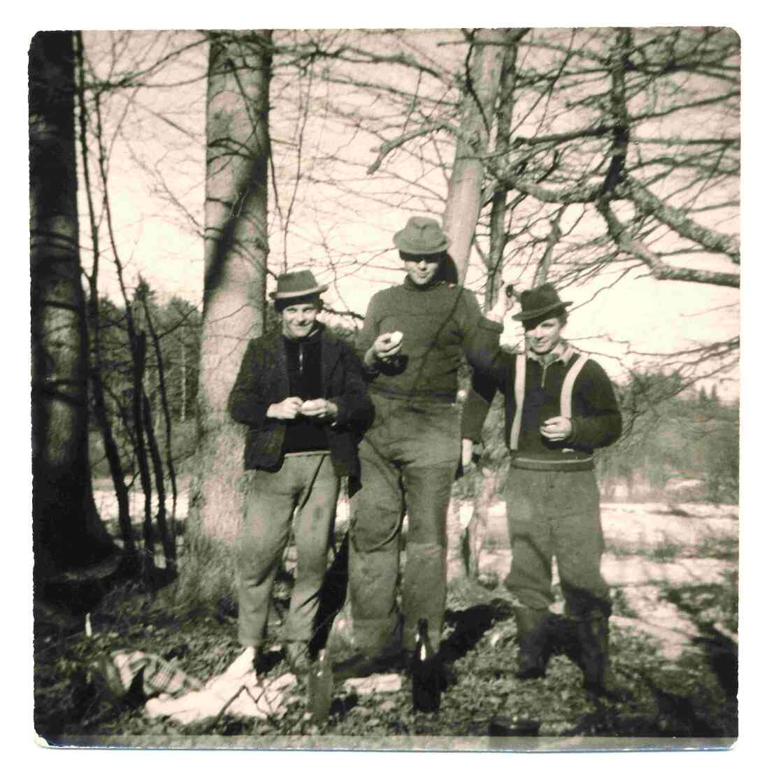 Männerrunde 1963: Julius Jezerniczky,  Ludwig Pal, Ludwig Seper