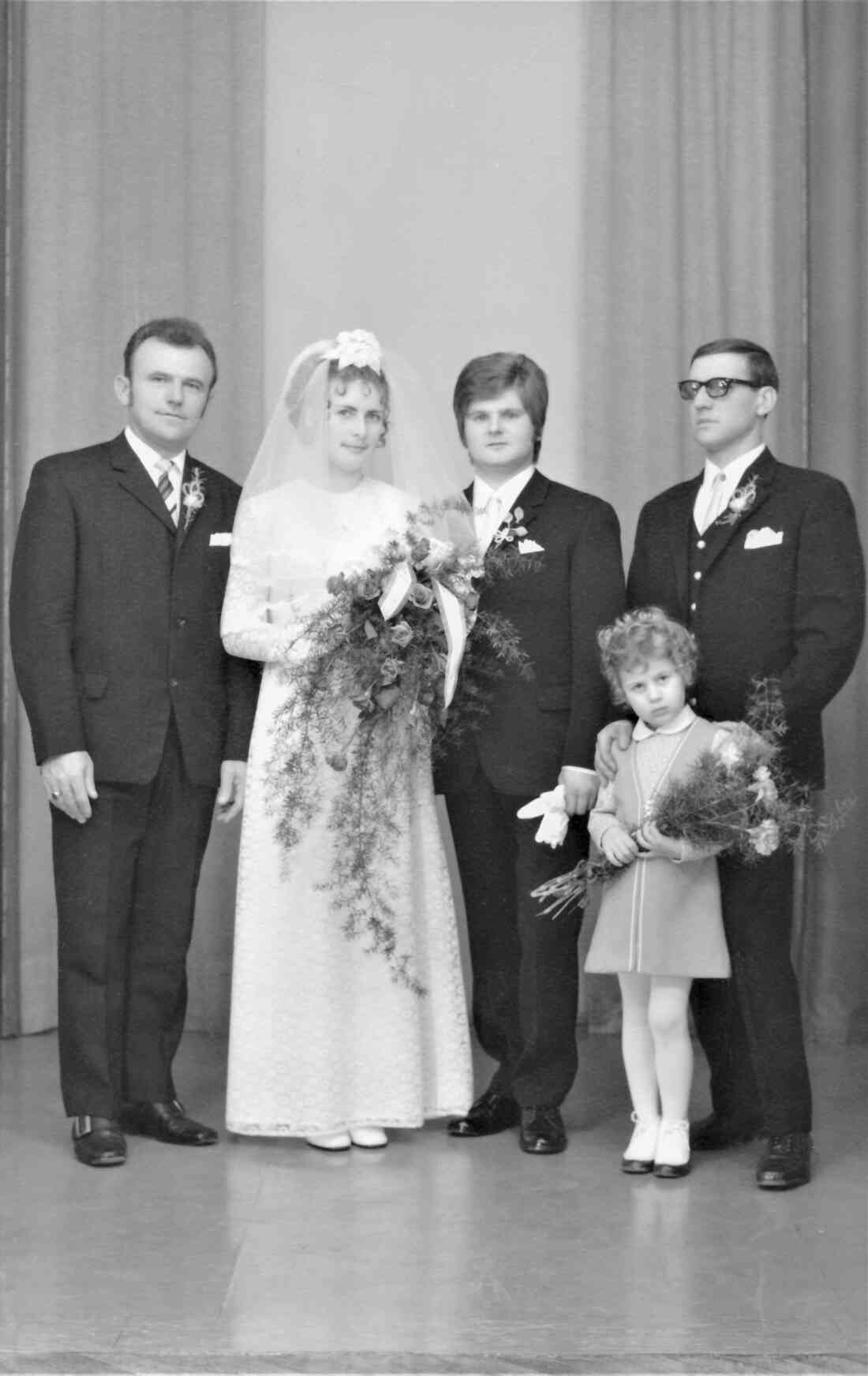 Hochzeit Julius Nemeth jun. (*1949 /+1978) und Elisabeth Benkö