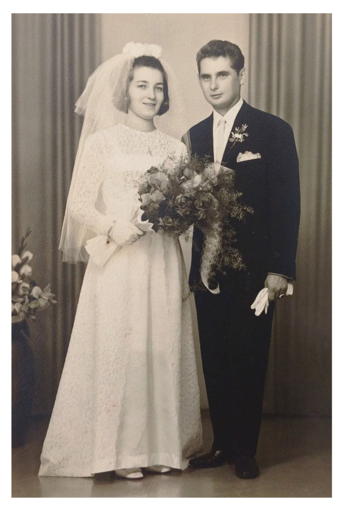 St. Martin: das Hochzeitspaar Paul Guger (*1942) und Edith Kuch (*1947) – Oberwarterstraße 15