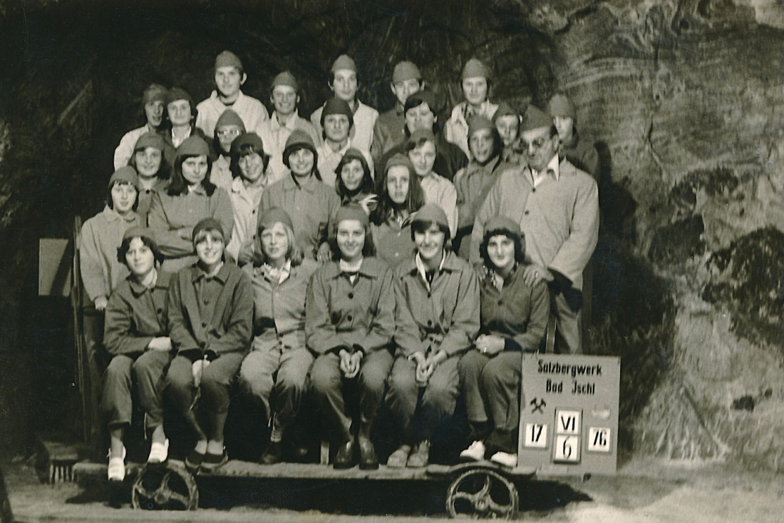 Abschlussklasse der Hauptschule 1975/76: Abschlussfahrt ins Salzkammergut (Bad Ischl) mit KV Franz Lorenz