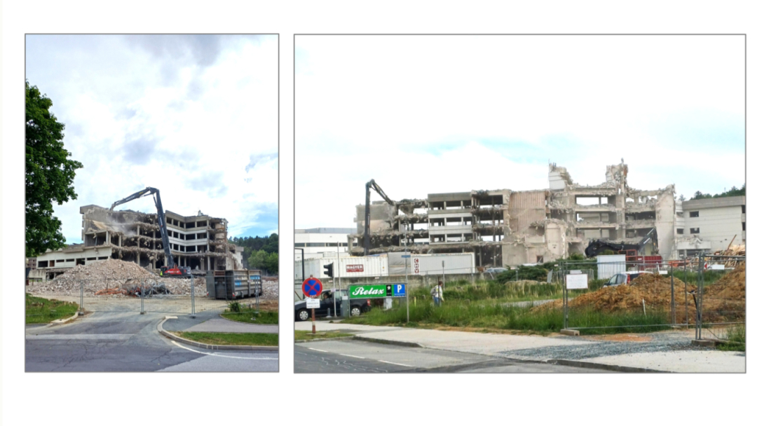 Abriss LKH – Krankenhaus Dornburggasse 80 - 26/05/11