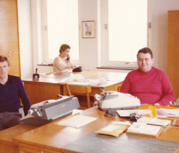 Büro-Mitarbeiter der Bewag Gamauf/Strauss/Einfalt