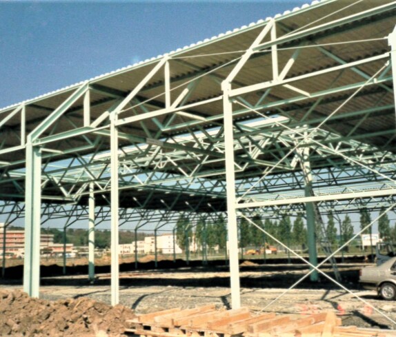 Errichtung der ersten Informhallen