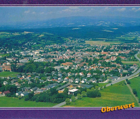 Ein Unikat: Ansichtskarte - beschriftet mit Oberwart, aber mit einer Aufnahme von Pinkafeld