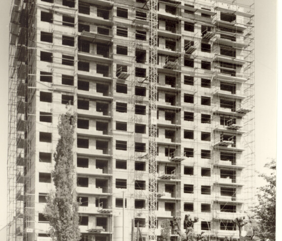 Hochhaus im Rohbau