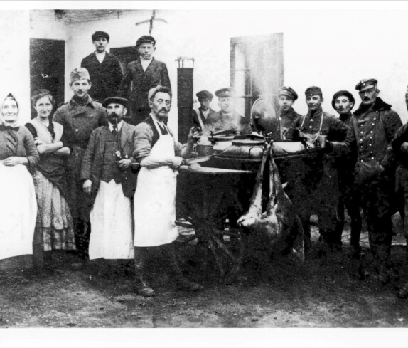 Leithabanats (Lajtabánság ung. oder Leitha-Banschaft): Verpflegsstation für die Soldaten des Österreichischen Bundesheeres im Gasthaus Winkler - Goldener Stern (Grazerstraße 44)