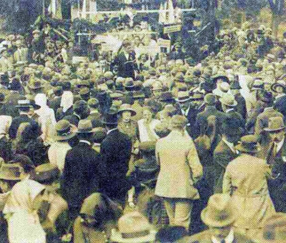 27. Mai 1923: 25 Jahre Oberwarter Männergesangverein (MGV) "Sängerfest und Fahnenweihe"