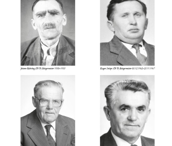 St. Martin: Bürgermeister von 1950 bis 1970 (Röhrling/Ratz/Stelzer/Javorits)