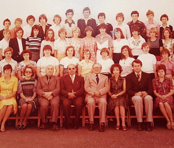 Abschlussklasse der Hauptschule im Jahr 1975