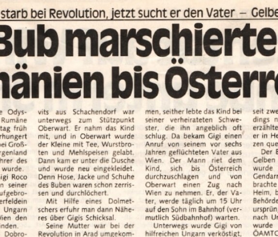 Artikel in der Kronenzeitung: Die "Gute Tat" des ÖAMTC-Pannenfahrers Willi Dobrovits