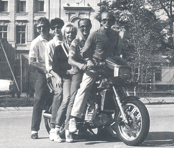 JETS 1985: Mike Dafert, Gerhard Krammer, Heno Muth, Ed Pokomandy, Fred Pokomandy