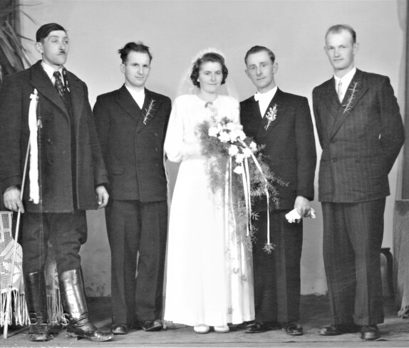 Hochzeit Anna Gaal und Johann Glavanovits