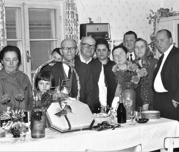 45. Hochzeitstag von Josef (*1898/+1983) und Maria Nemeth (geb. Benkö, *1902/+1978)