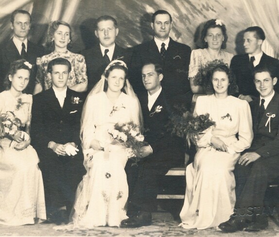 Hochzeit Josef Polster (*1914) und Riegler Helene (*1928)