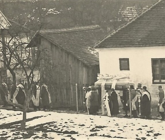 Begräbnis Gisella Vörös (*1909/+1930)